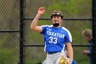 Softball vs Emerson  Wheaton College Softball vs Emerson College in game 2 of their doubleheader. - Photo by Keith Nordstrom : Wheaton, Softball